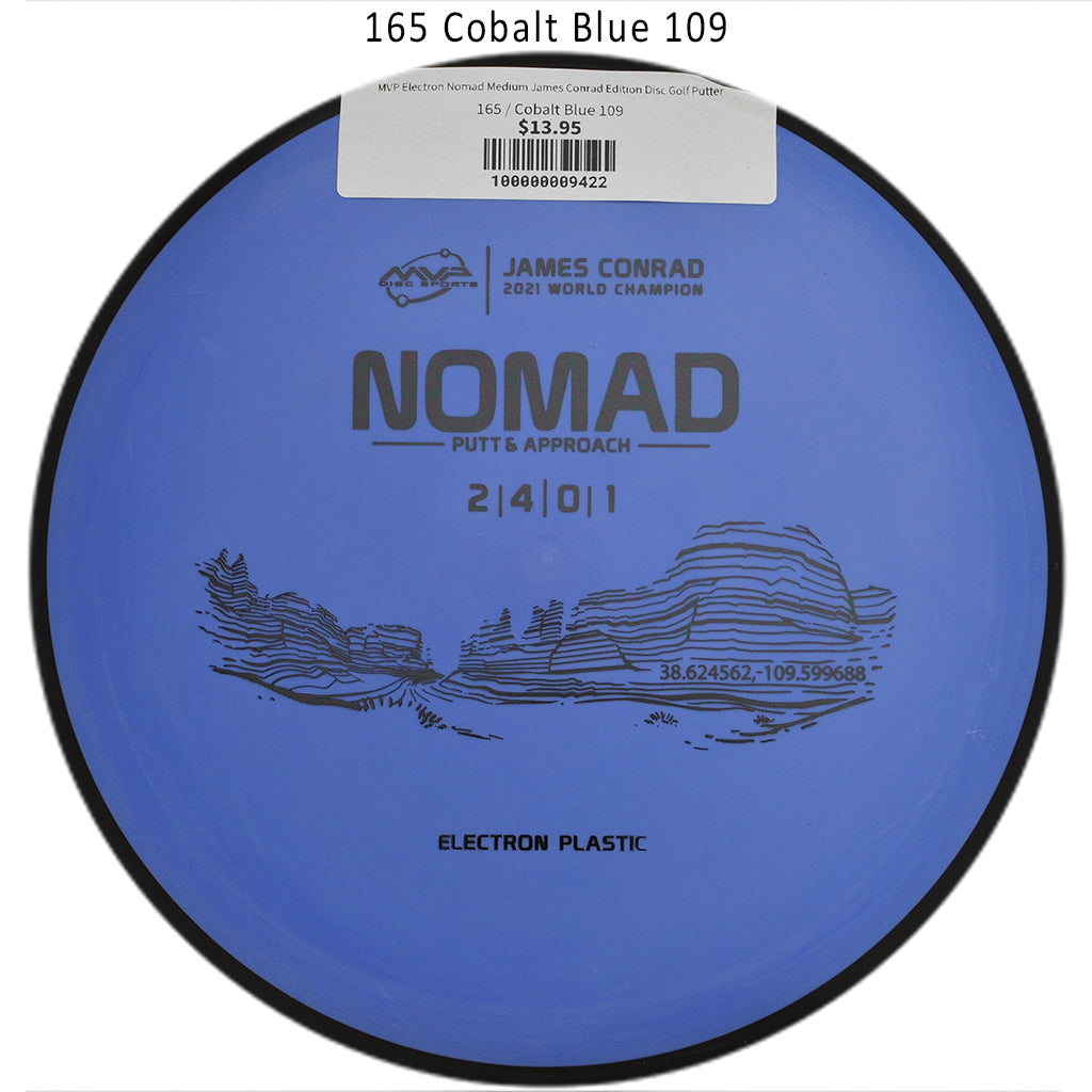 mvp-electron-nomad-medium-james-conrad-edition-disc-golf-putter 165 Cobalt Blue 109 