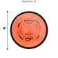 mvp-neutron-tesla-macro-disc-golf-mini-marker Peach Swirl 24 