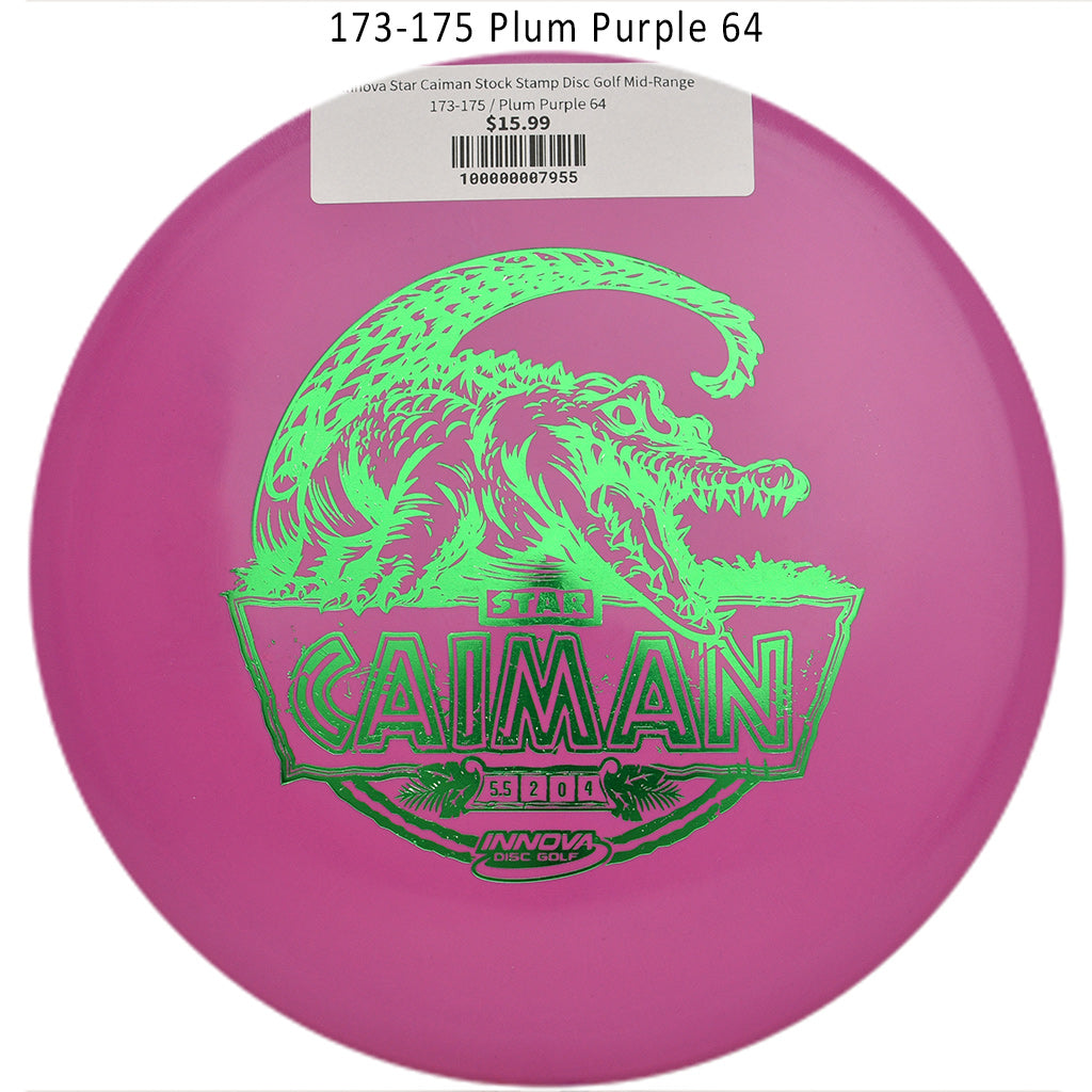innova-star-caiman-stock-stamp-disc-golf-mid-range 173-175 Plum Purple 64