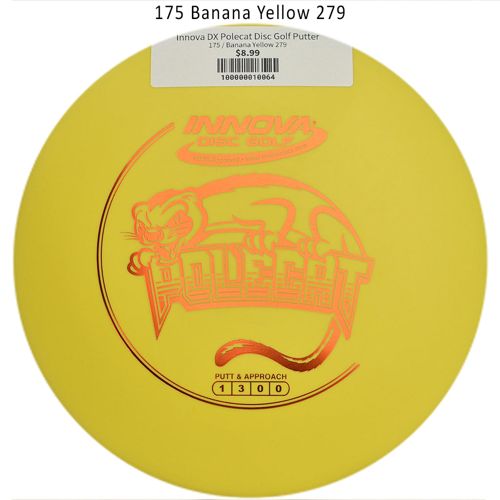 innova-dx-polecat-disc-golf-putter 175 Banana Yellow 279 