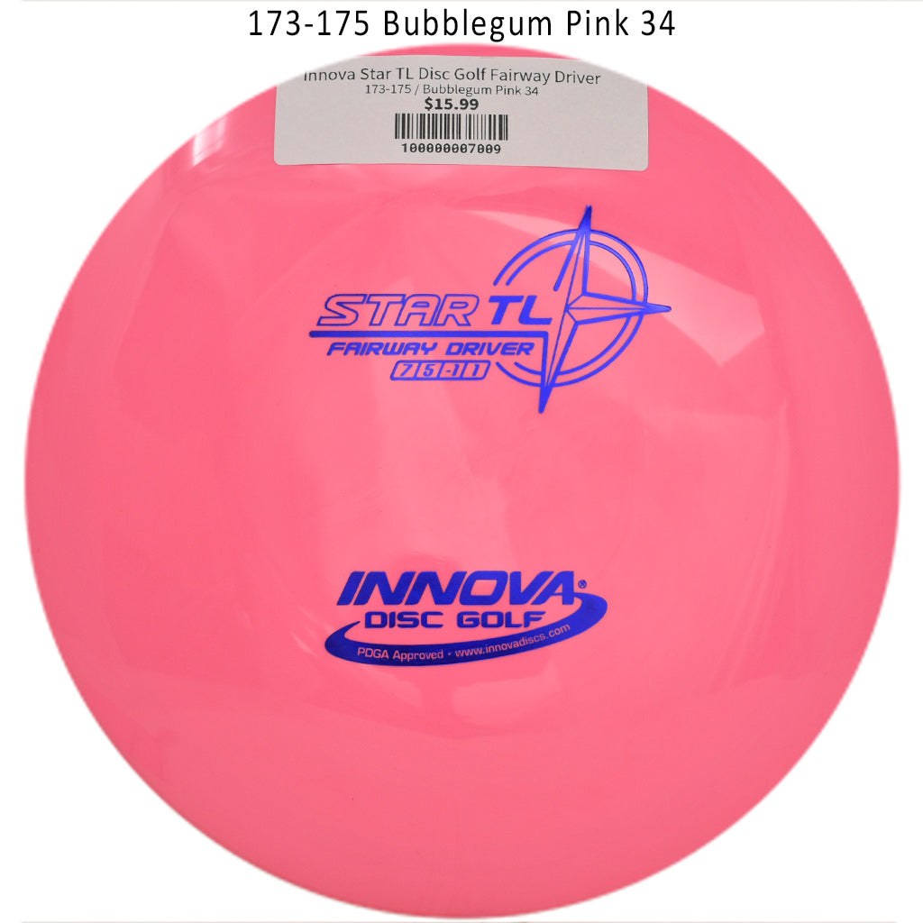 innova-star-tl-disc-golf-fairway-driver 173-175 Bubblegum Pink 34 