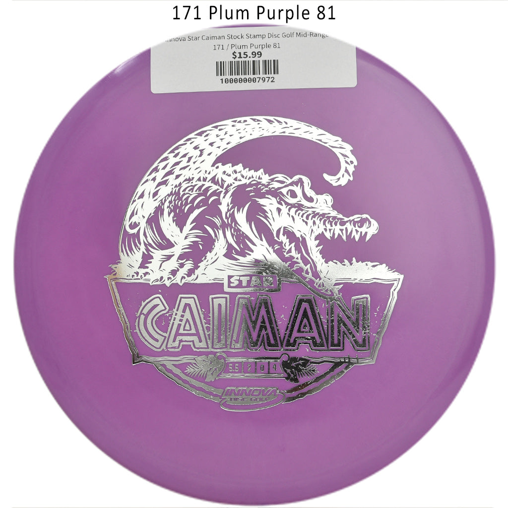 innova-star-caiman-stock-stamp-disc-golf-mid-range 171 Plum Purple 81