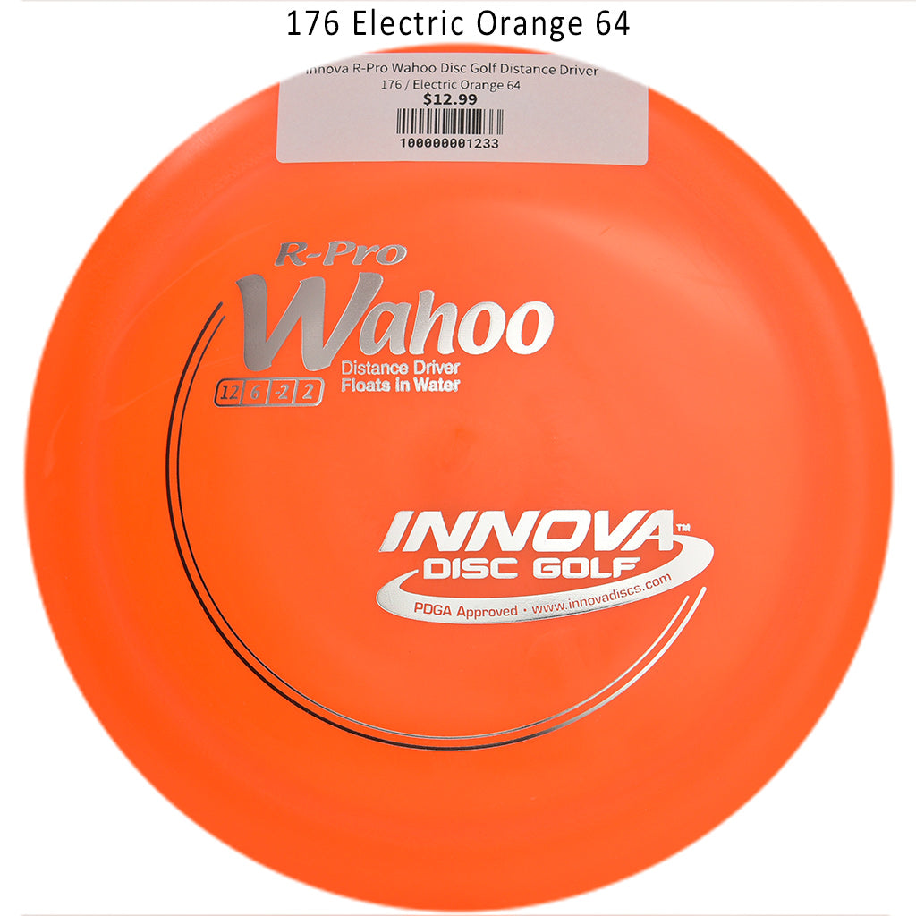 innova-r-pro-wahoo-disc-golf-distance-driver 176 Electric Orange 64