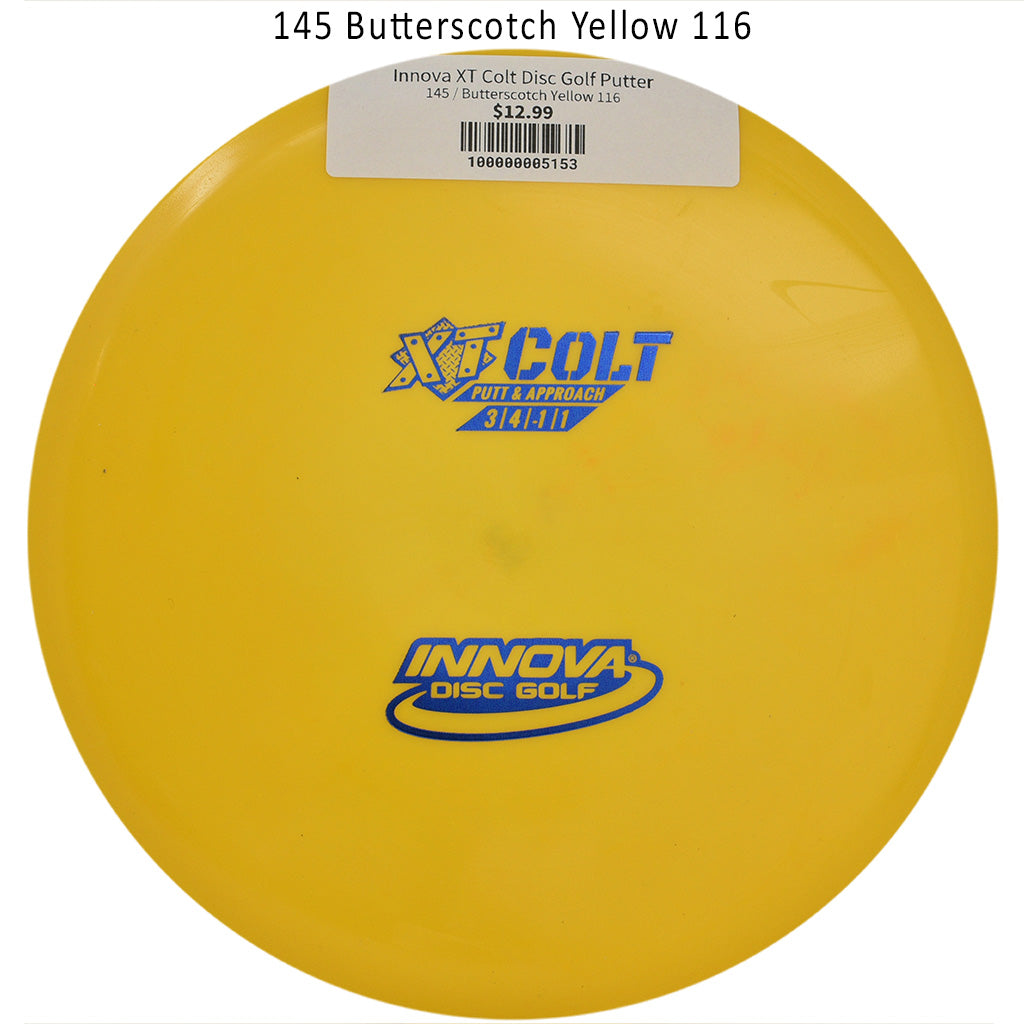 innova-xt-colt-disc-golf-putter 145 Butterscotch Yellow 116 