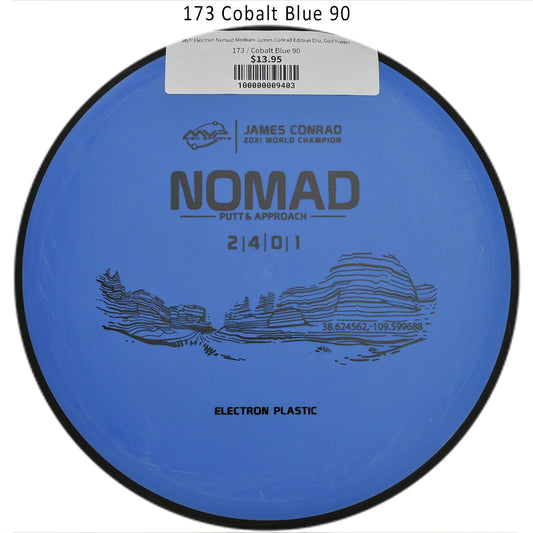 mvp-electron-nomad-medium-james-conrad-edition-disc-golf-putter 173 Cobalt Blue 90 