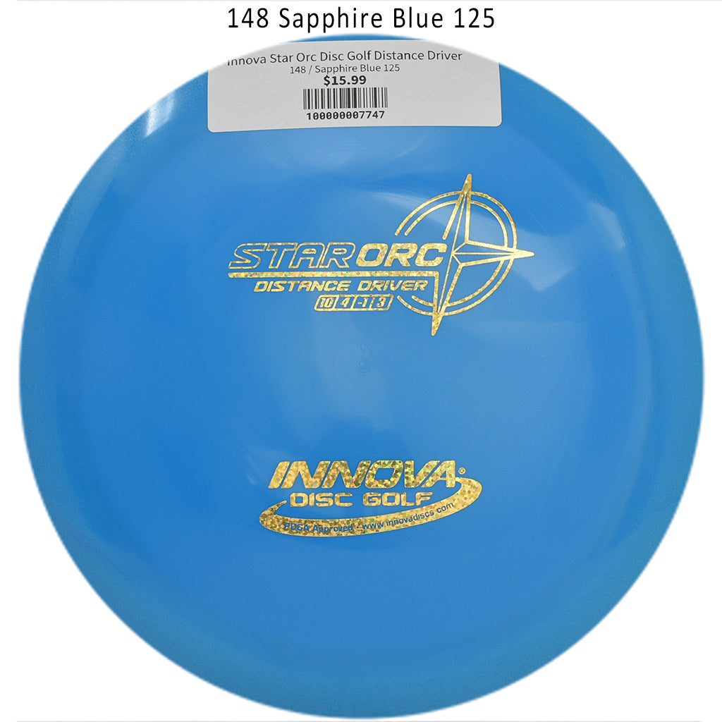 innova-star-orc-disc-golf-distance-driver 148 Sapphire Blue 125