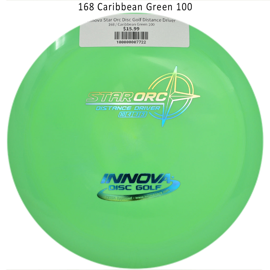 innova-star-orc-disc-golf-distance-driver 168 Caribbean Green 100