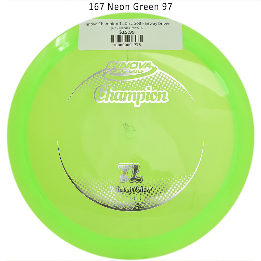 innova-champion-tl-disc-golf-fairway-driver 167 Neon Green 97 