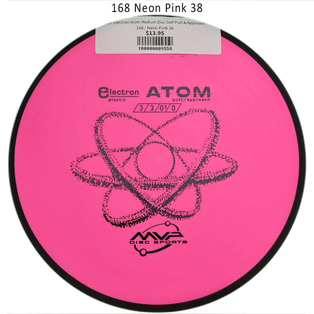 mvp-electron-atom-medium-disc-golf-putt-approach 168 Neon Pink 38