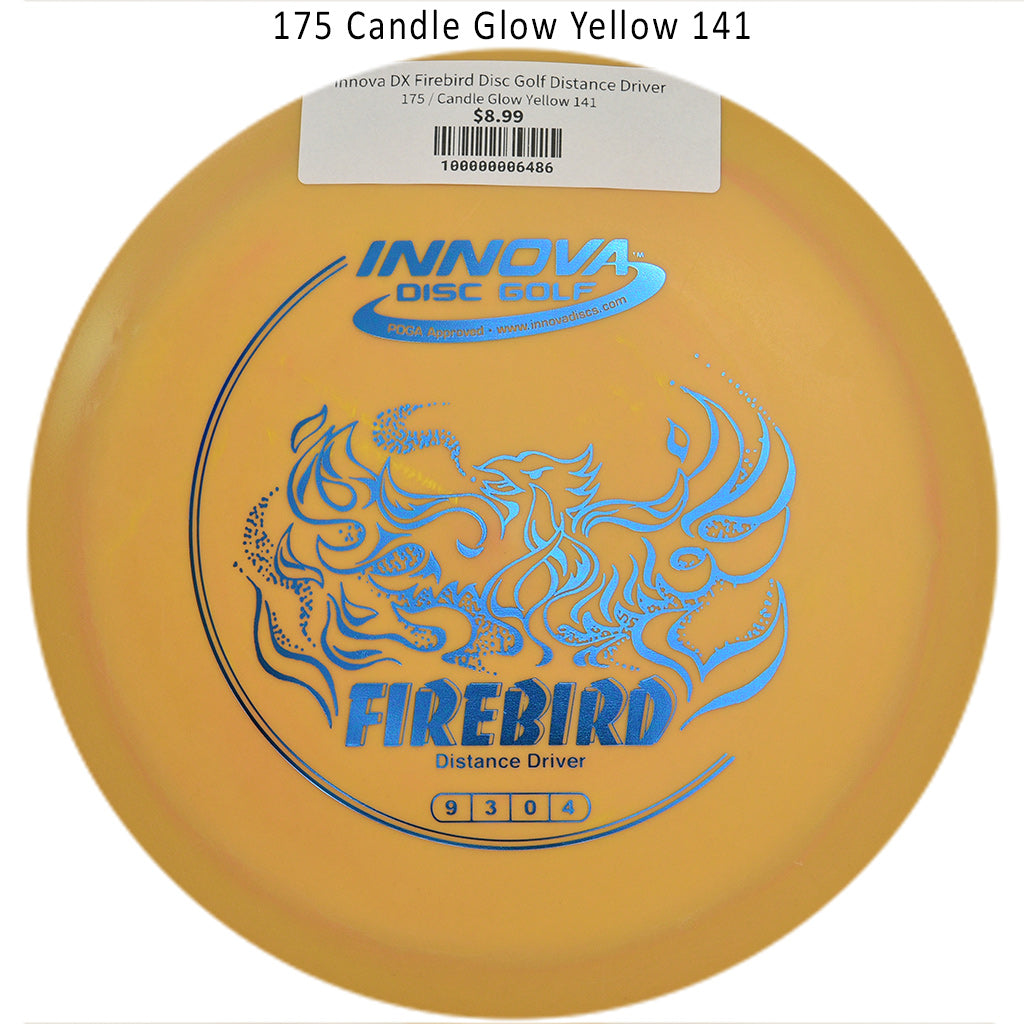 innova-dx-firebird-disc-golf-distance-driver 175 Candle Glow Yellow 141