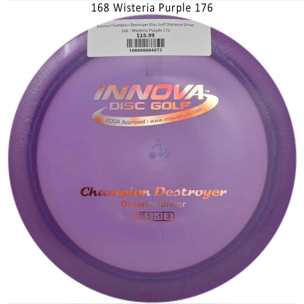innova-champion-destroyer-disc-golf-distance-driver 168 Wisteria Purple 176