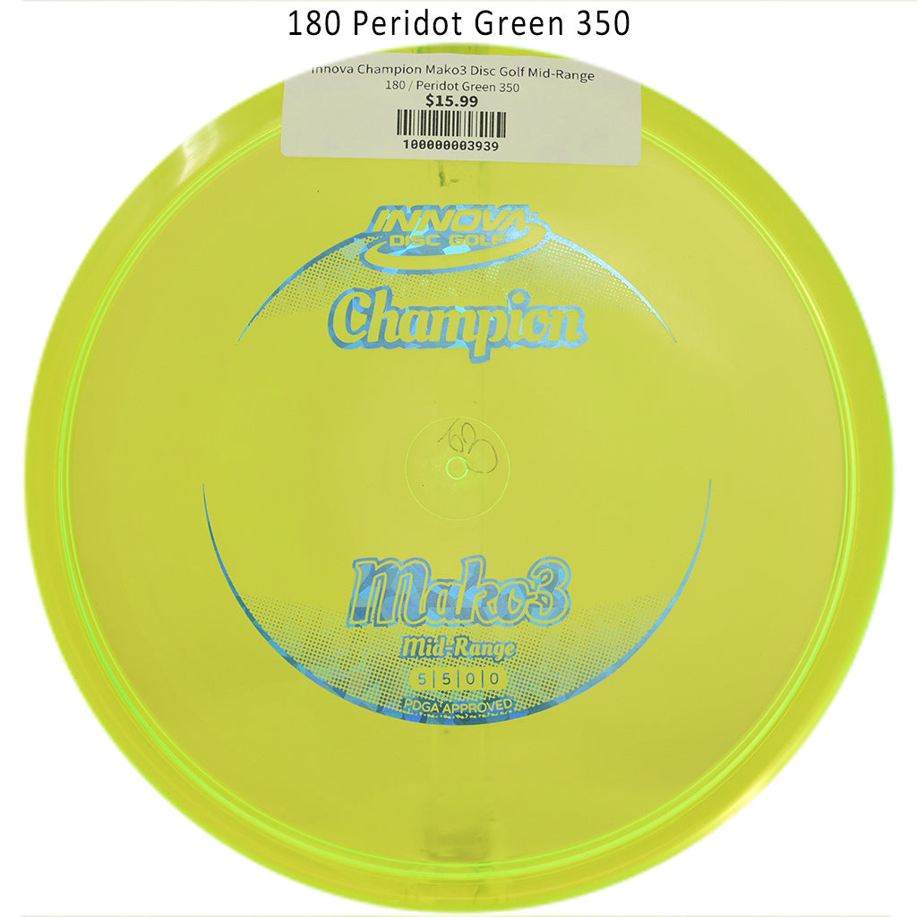 innova-champion-mako3-disc-golf-mid-range 180 Peridot Green 350
