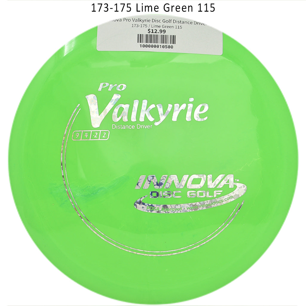innova-pro-valkyrie-disc-golf-distance-driver 173-175 Lime Green 115