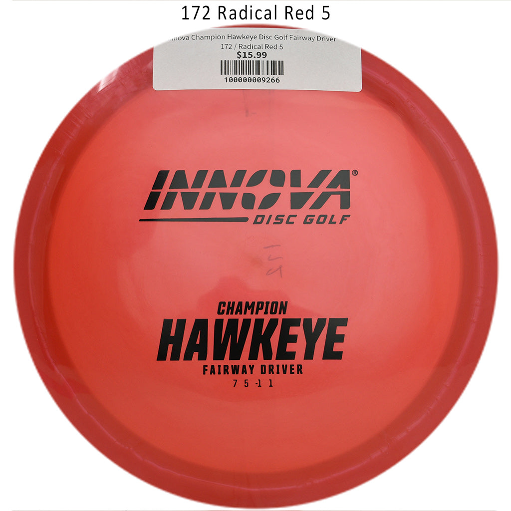 innova-champion-hawkeye-disc-golf-fairway-driver 172 Radical Red 5