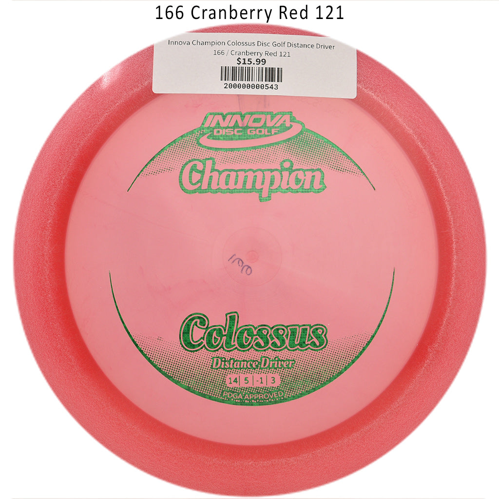 innova-champion-colossus-disc-golf-distance-driver 166 Cranberry Red 121