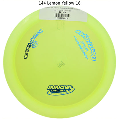 innova-blizzard-champion-destroyer-disc-golf-distance-driver 144 Lemon Yellow 16