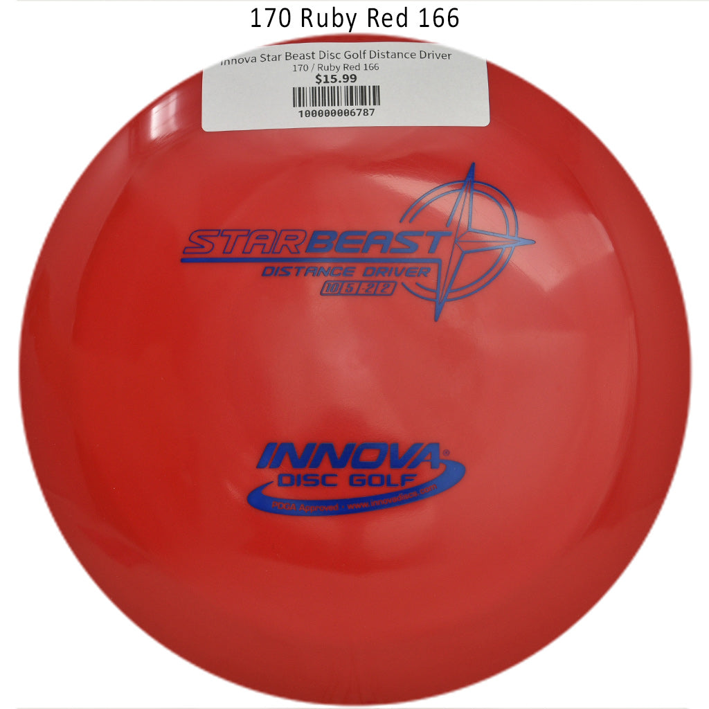 innova-star-beast-disc-golf-distance-driver 170 Ruby Red 166
