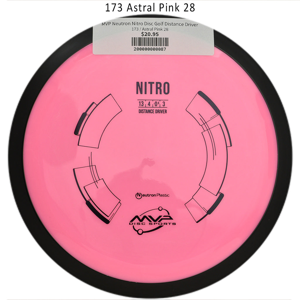 mvp-neutron-nitro-disc-golf-distance-driver 173 Astral Pink 28 