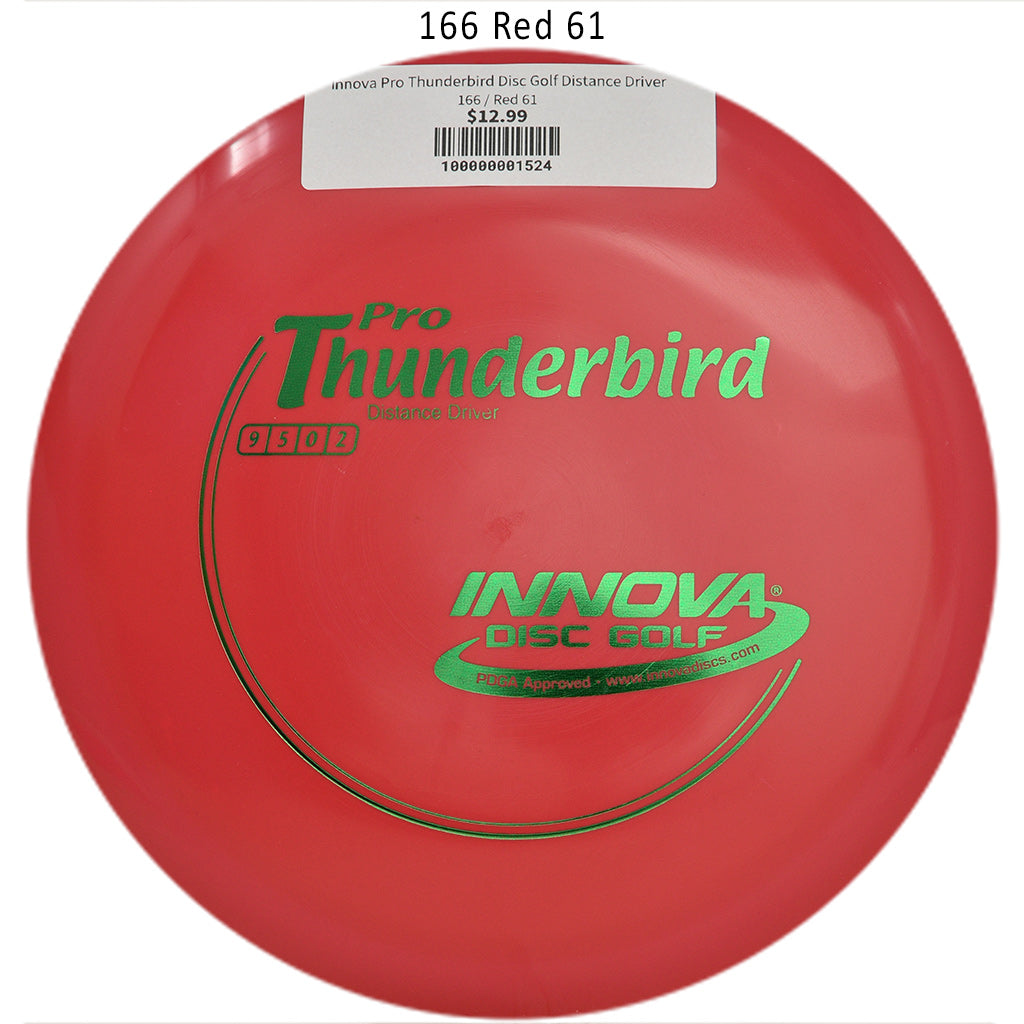innova-pro-thunderbird-disc-golf-distance-driver 166 Red 61 