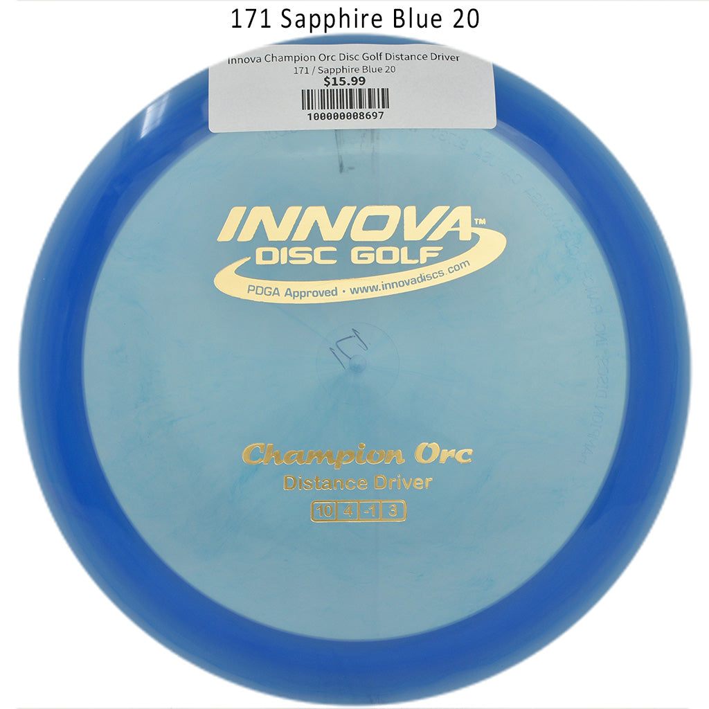 innova-champion-orc-disc-golf-distance-driver 171 Sapphire Blue 20