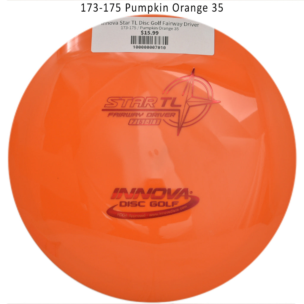 innova-star-tl-disc-golf-fairway-driver 173-175 Pumpkin Orange 35 