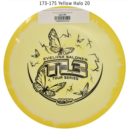 innova-star-tl3-halo-2022-eveliina-salonen-tour-series-disc-golf-fairway-driver 173-175 Yellow Halo 20