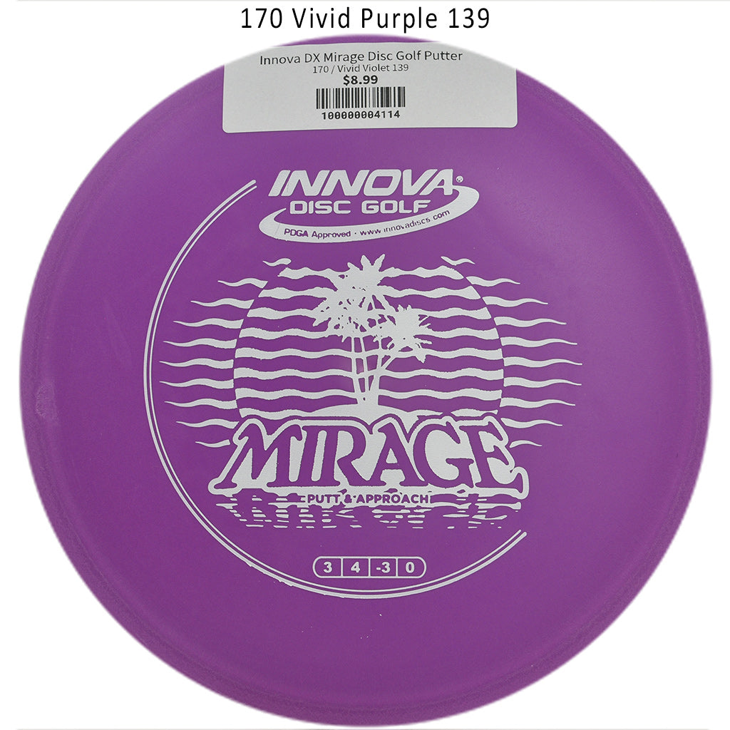 innova-dx-mirage-disc-golf-putter 170 Vivid Violet 139 