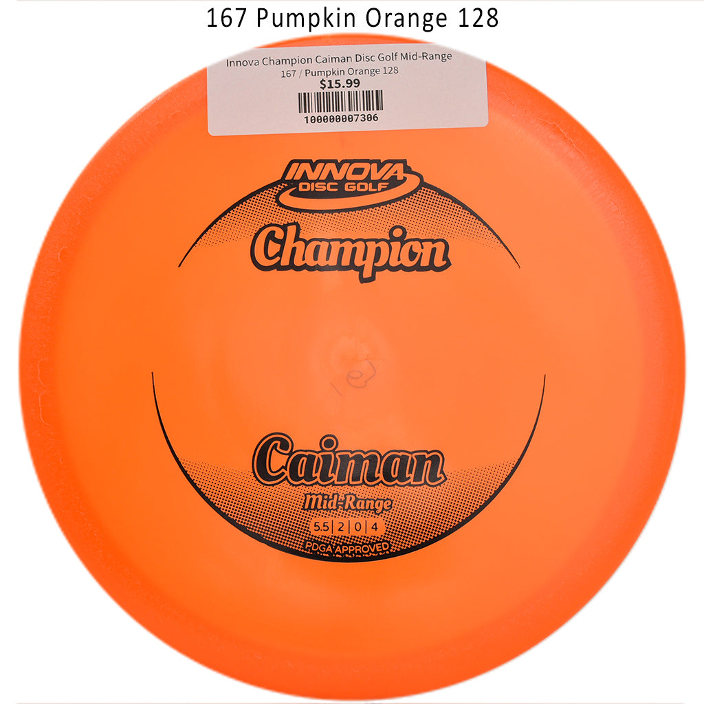 innova-champion-caiman-disc-golf-mid-range 167 Pumpkin Orange 128 