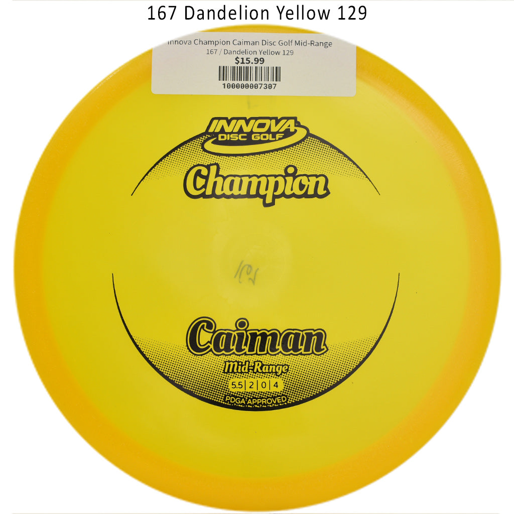 innova-champion-caiman-disc-golf-mid-range 167 Dandelion Yellow 129