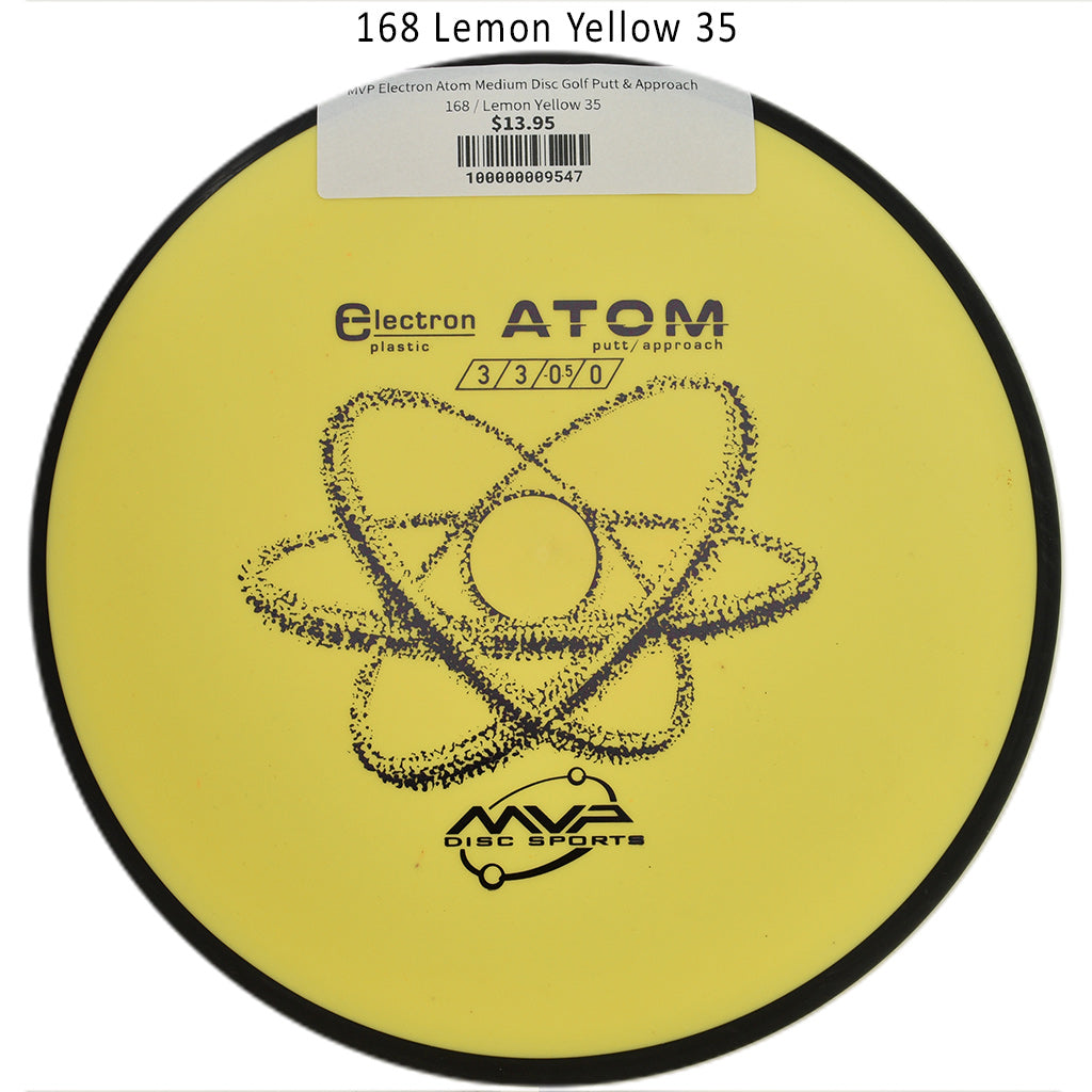 mvp-electron-atom-medium-disc-golf-putt-approach 168 Lemon Yellow 35