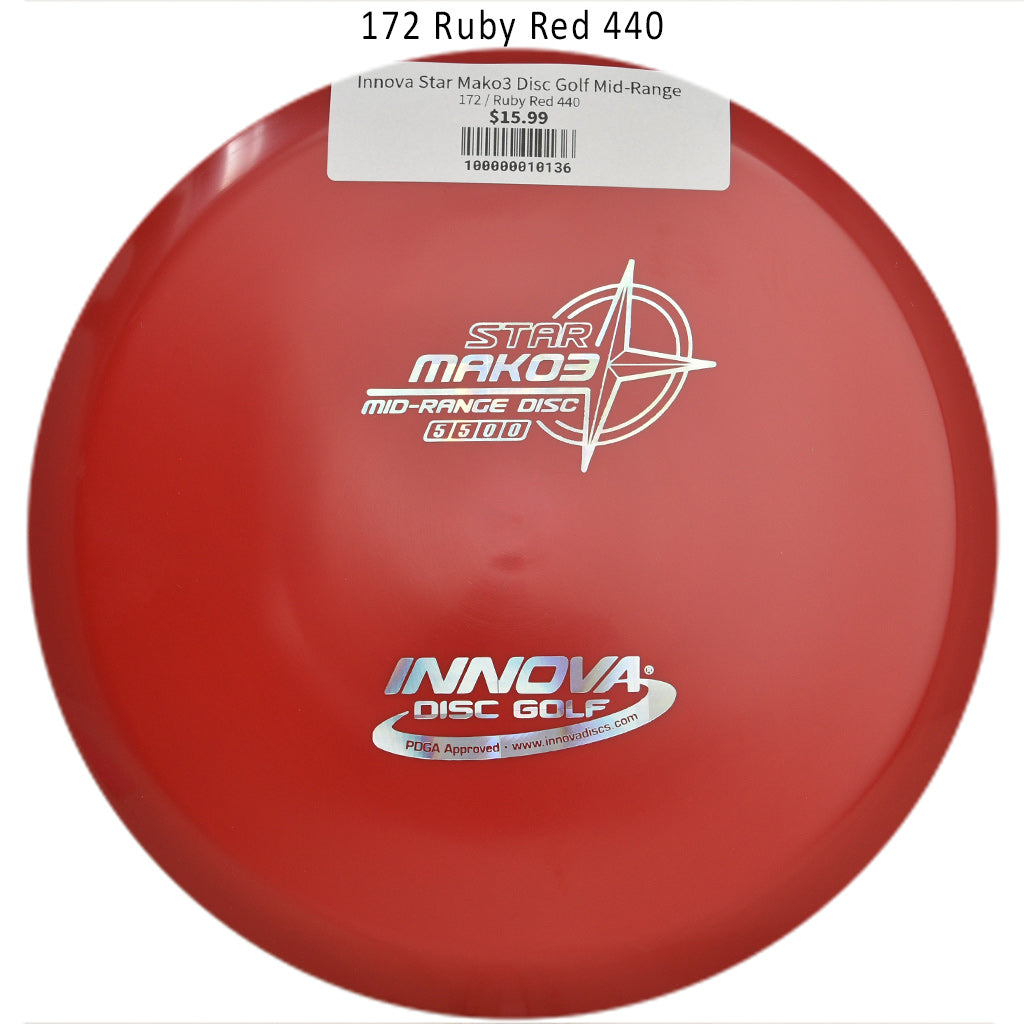 innova-star-mako3-disc-golf-mid-range 172 Ruby Red 440