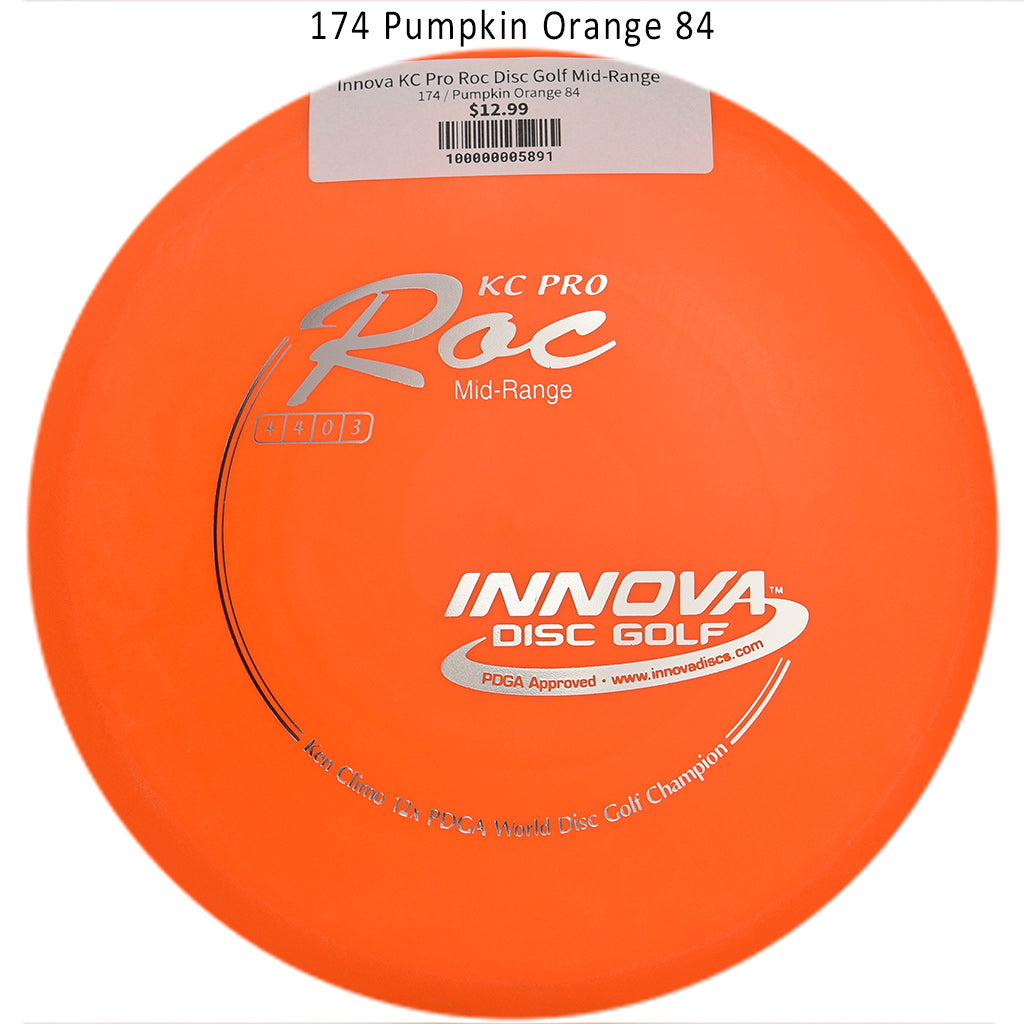 innova-kc-pro-roc-disc-golf-mid-range 174 Pumpkin Orange 84
