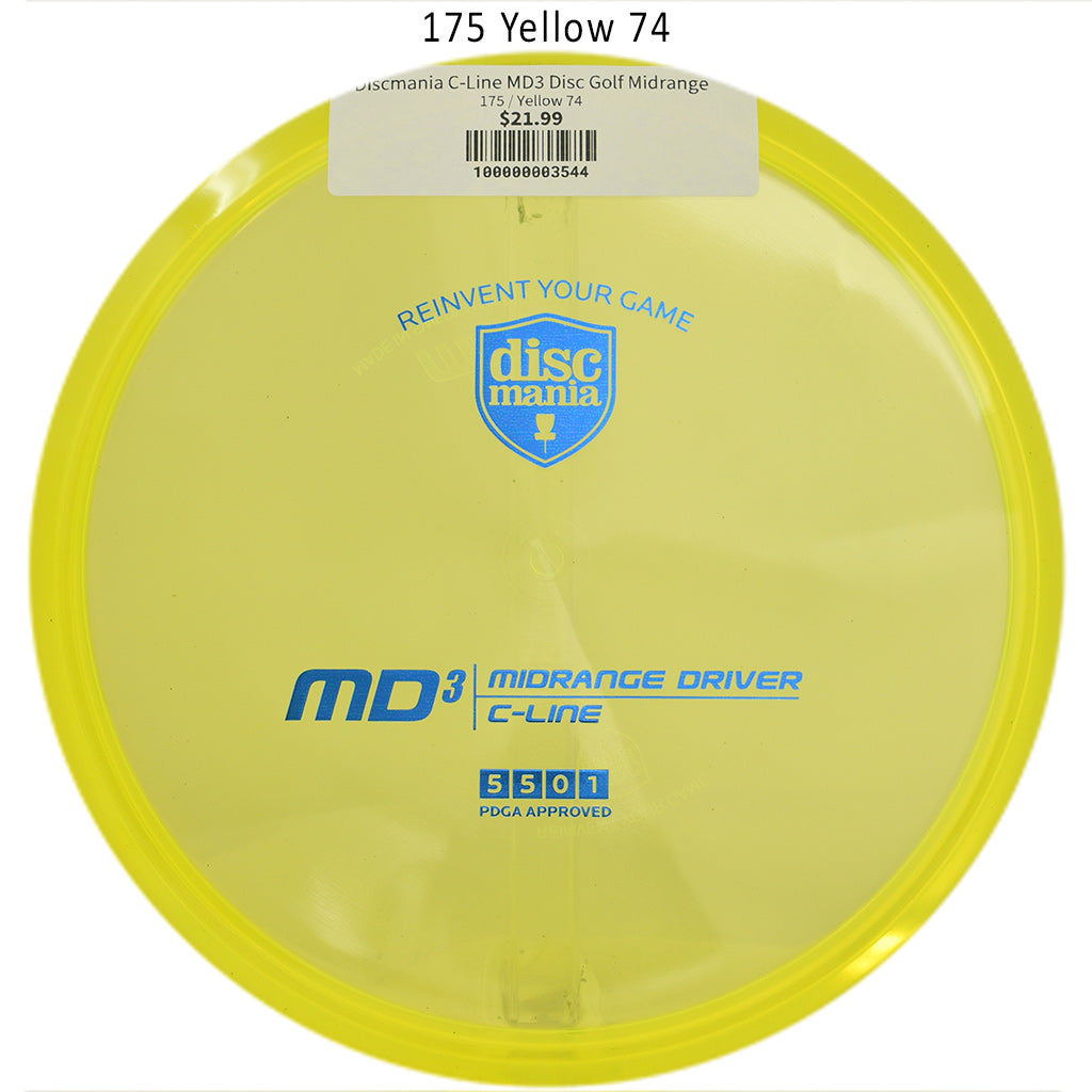 discmania-c-line-md3-disc-golf-midrange 175 Yellow 74