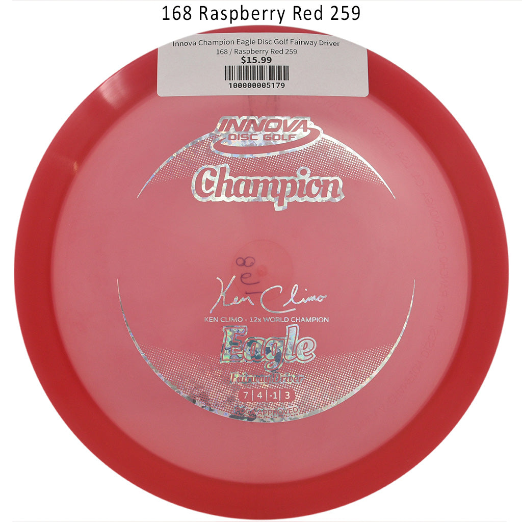 innova-champion-eagle-disc-golf-fairway-driver 168 Raspberry Red 259