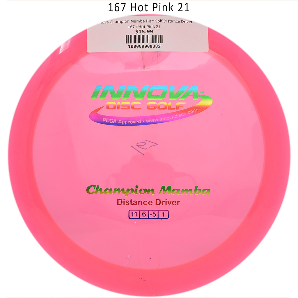 innova-champion-mamba-disc-golf-distance-driver 167 Hot Pink 21