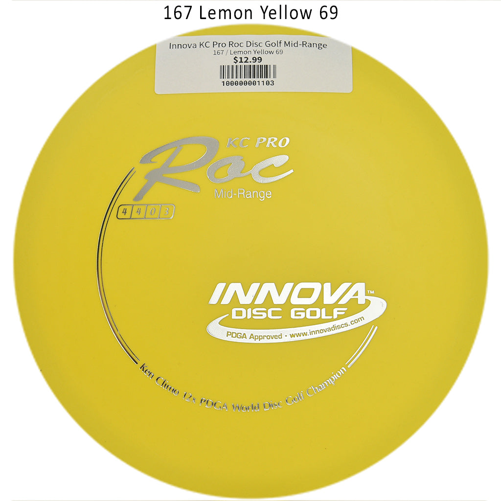 innova-kc-pro-roc-disc-golf-mid-range 167 Lemon Yellow 69
