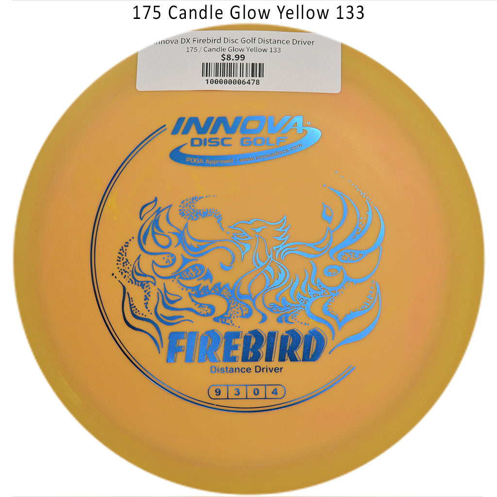 innova-dx-firebird-disc-golf-distance-driver 175 Candle Glow Yellow 133