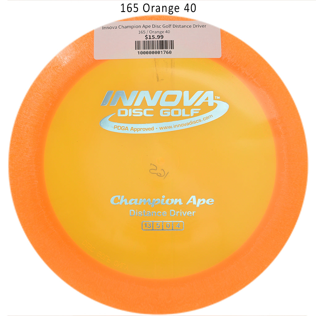 innova-champion-ape-disc-golf-distance-driver 165 Orange 40 