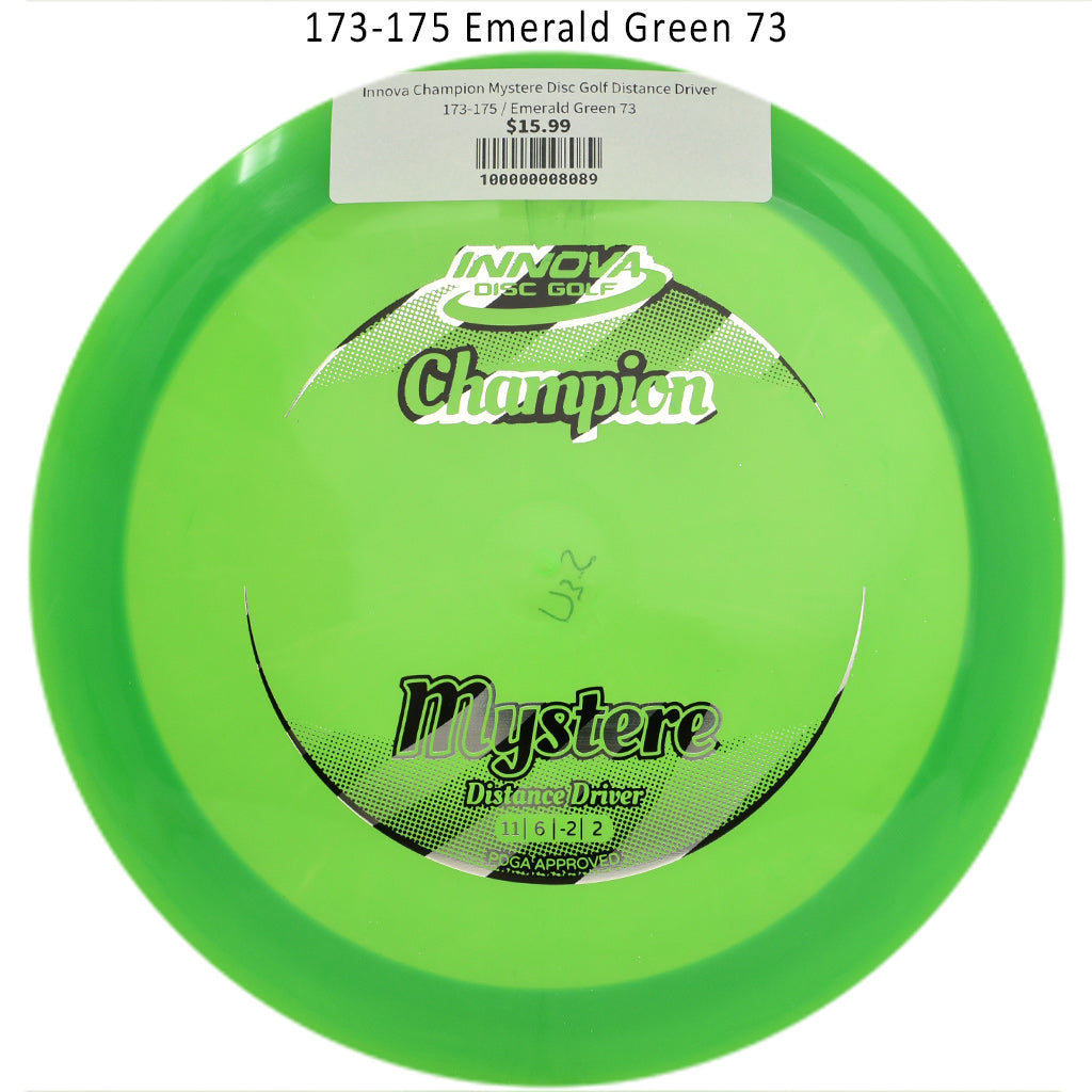 innova-champion-mystere-disc-golf-distance-driver 173-175 Emerald Green 73 