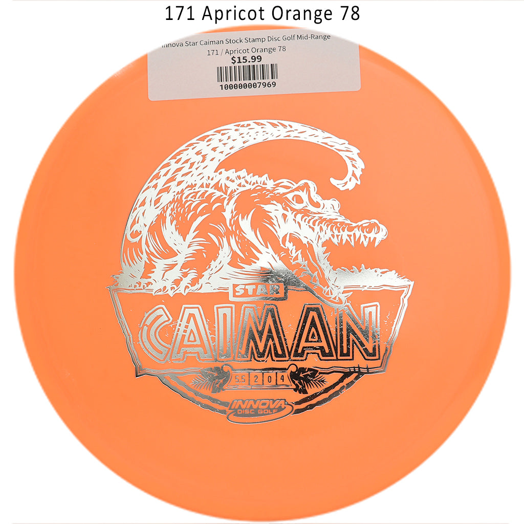 innova-star-caiman-stock-stamp-disc-golf-mid-range 171 Apricot Orange 78