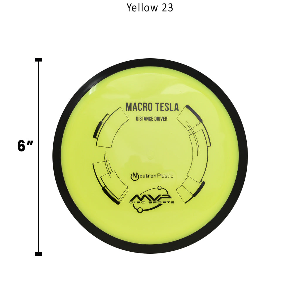 mvp-neutron-tesla-macro-disc-golf-mini-marker Yellow 23 