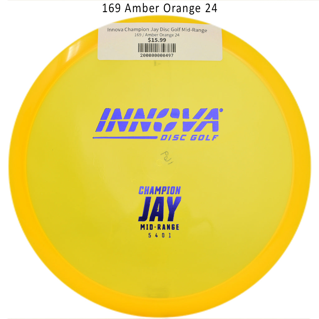 innova-champion-jay-disc-golf-mid-range 169 Amber Orange 24 