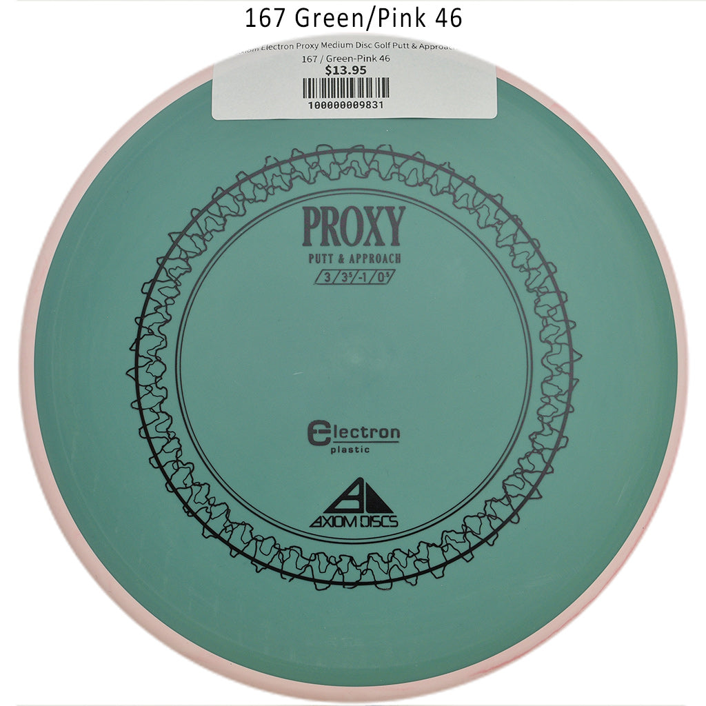 axiom-electron-proxy-medium-disc-golf-putt-approach 167 Green-Pink 46