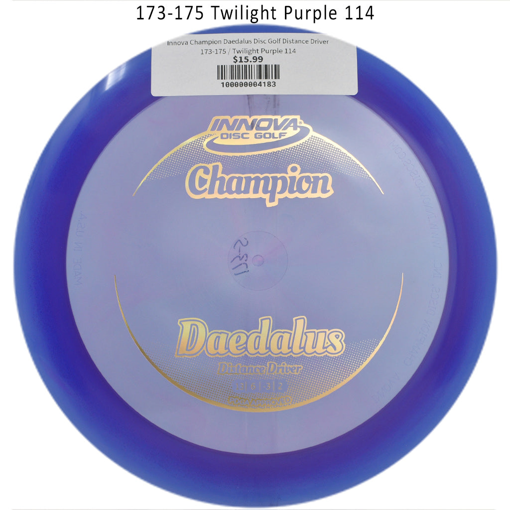 innova-champion-daedalus-disc-golf-distance-driver 173-175 Twilight Purple 114