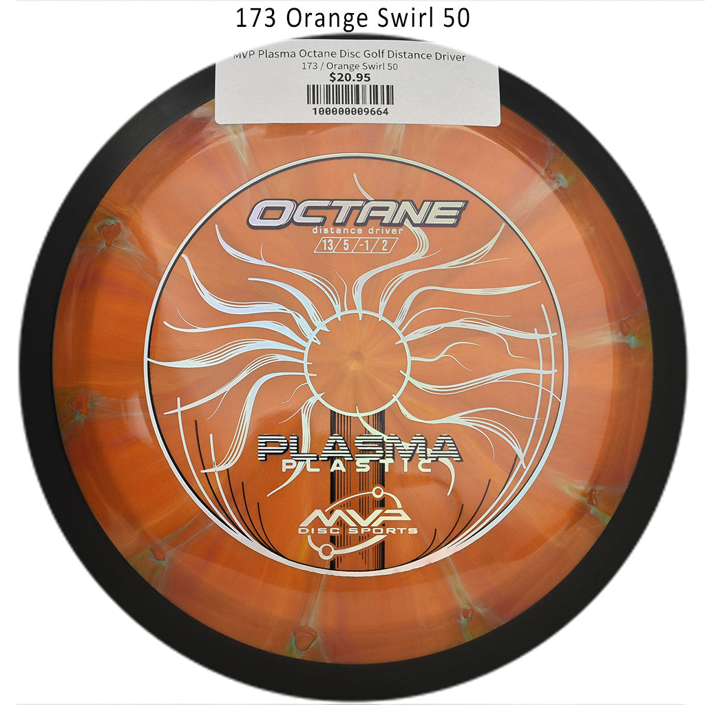 mvp-plasma-octane-disc-golf-distance-driver 173 Orange Swirl 50