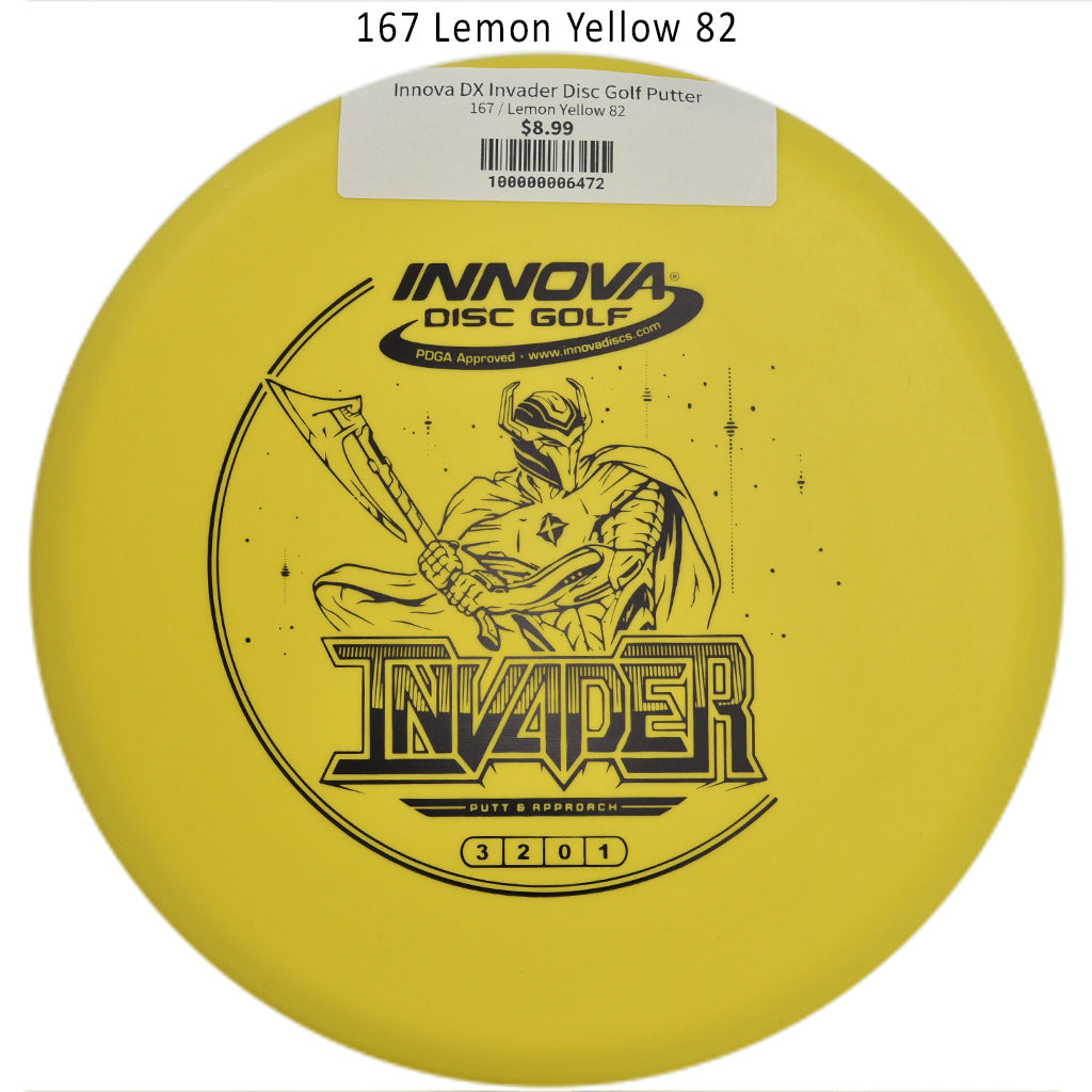 innova-dx-invader-disc-golf-putter 167 Lemon Yellow 82