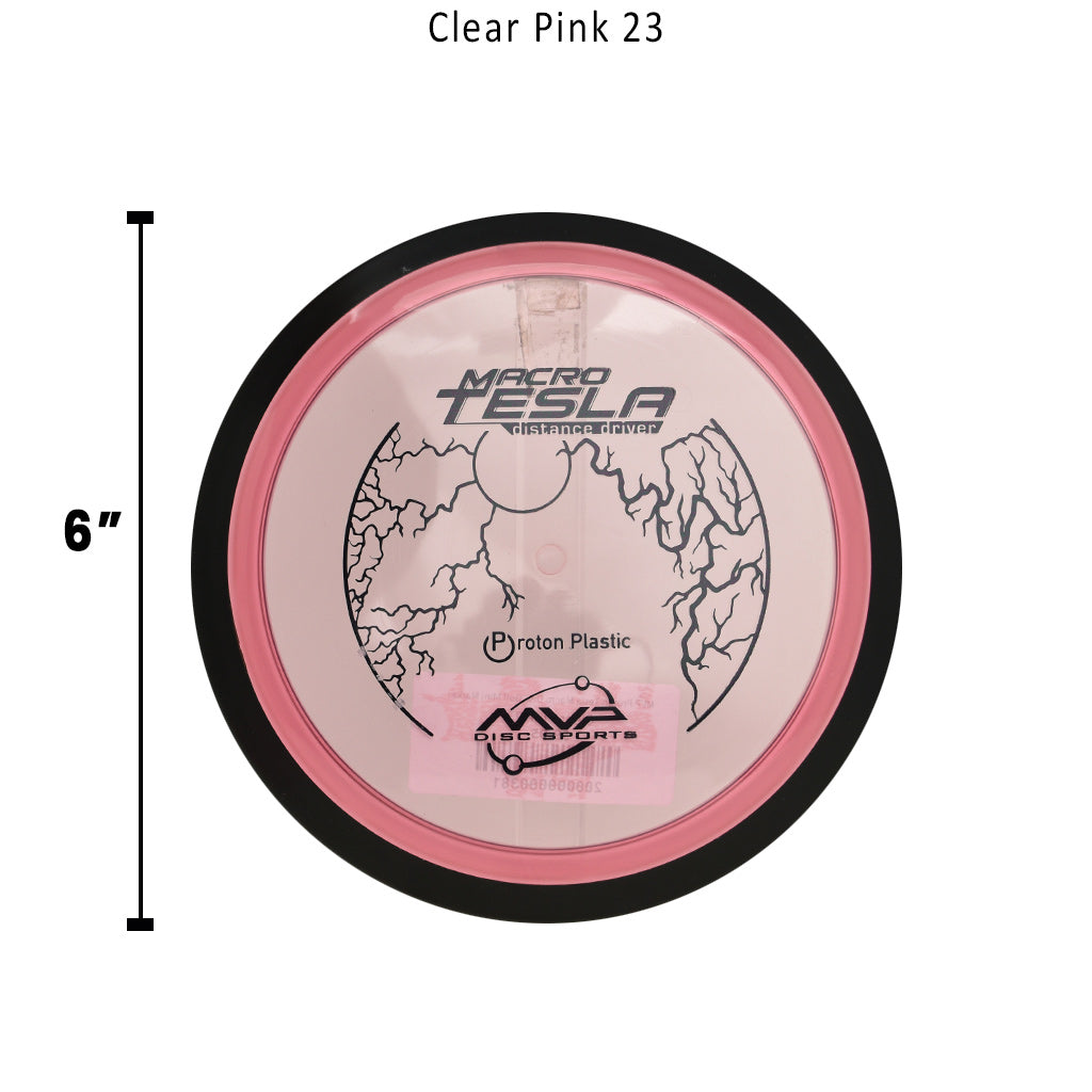 mvp-proton-tesla-macro-disc-golf-mini-marker Clear Pink 23 