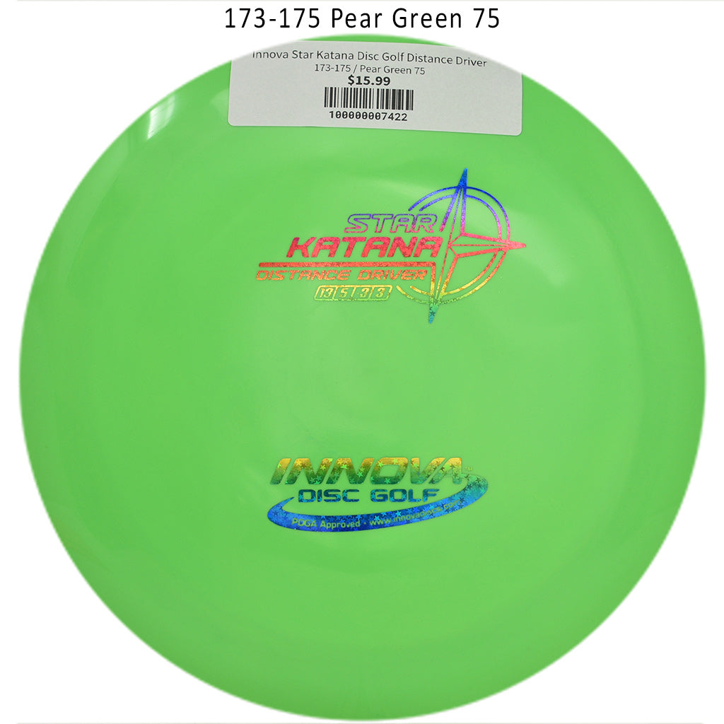 innova-star-katana-disc-golf-distance-driver 173-175 Pear Green 75