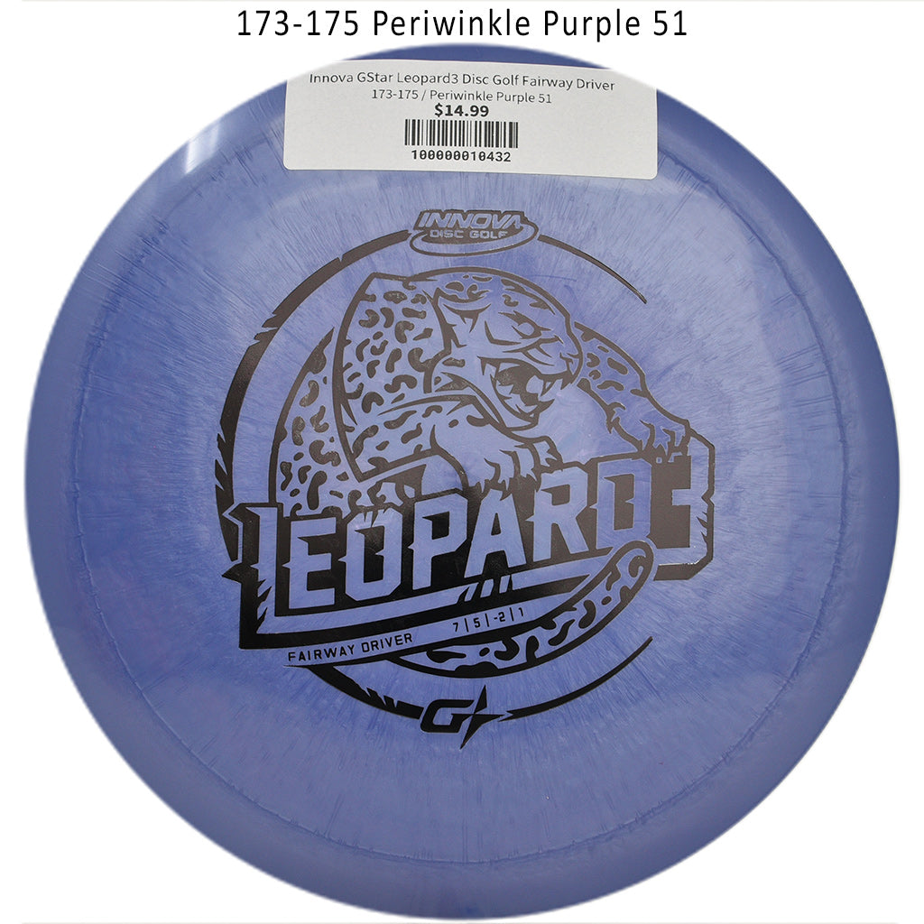 innova-gstar-leopard3-disc-golf-fairway-driver 173-175 Periwinkle Purple 51