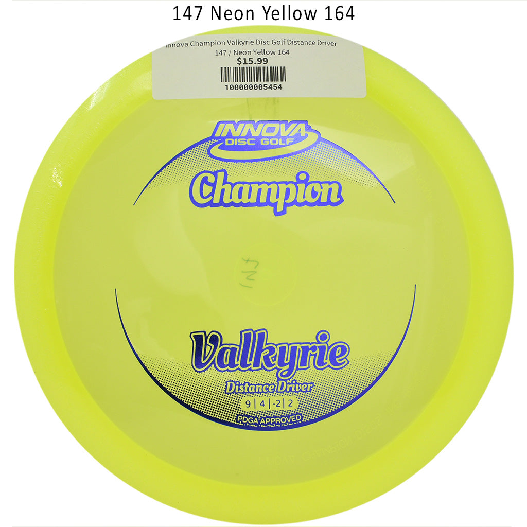 innova-champion-valkyrie-disc-golf-distance-driver 147 Neon Yellow 164